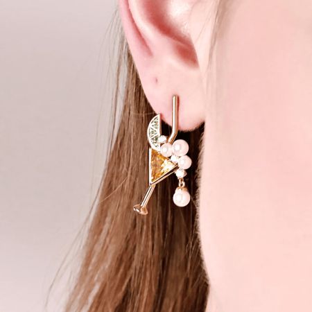 Clous d'Oreilles Perle Cocktail