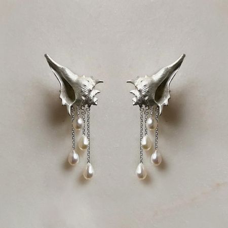 Boucles d'Oreilles Conque