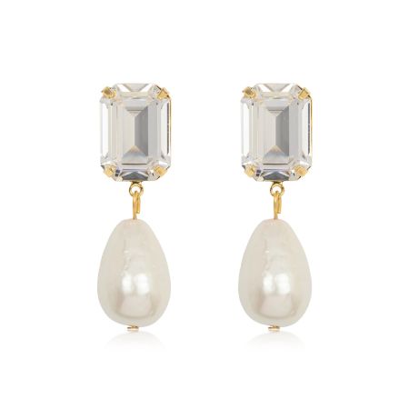 Boucles d'Oreilles Mariage en Perle