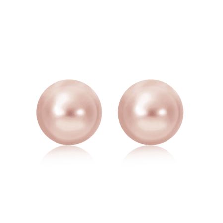 Clous d'Oreilles Perle Rose