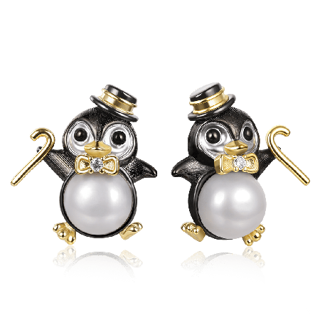 Clous d'Oreilles Pingouin