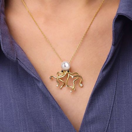 Collier Pieuvre Nageuse