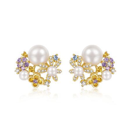 Clous d'Oreilles Fleur