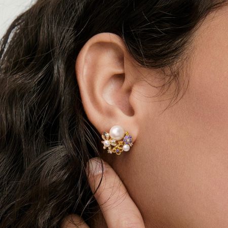 Clous d'Oreilles Fleur