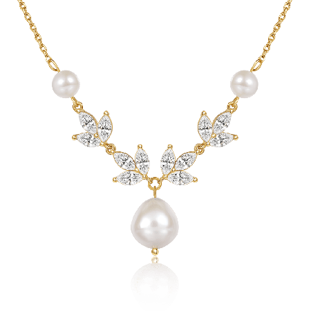Collier Mariage Topaze Blanche