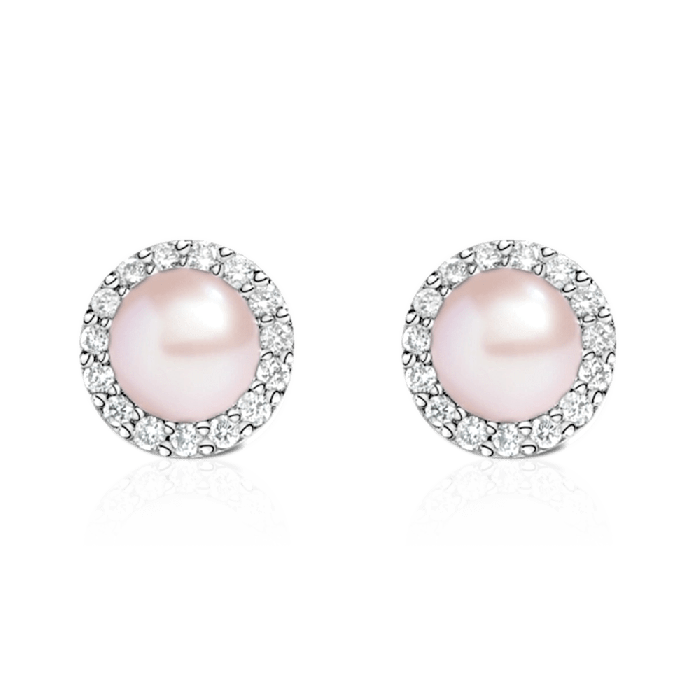 Boucles d'Oreilles Perle d'Eau Douce