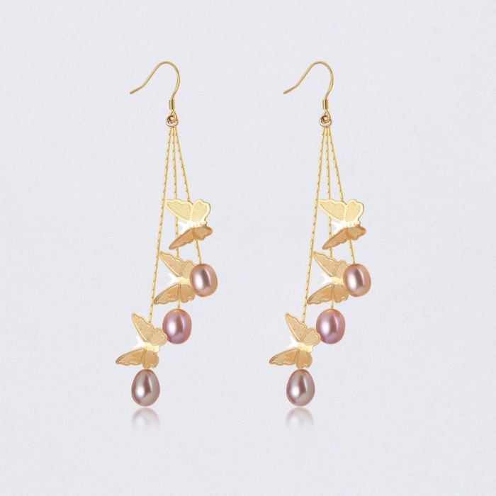 Boucles d'Oreilles Papillon