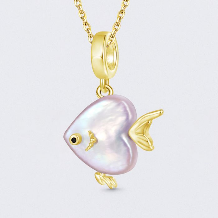 Collier Poisson en Cœur