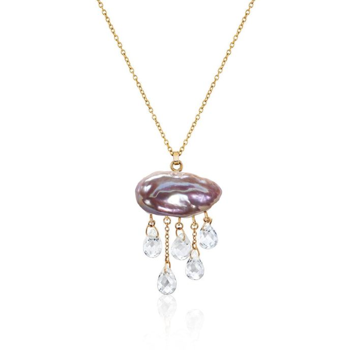 Collier Perle d'Eau Douce Nuage