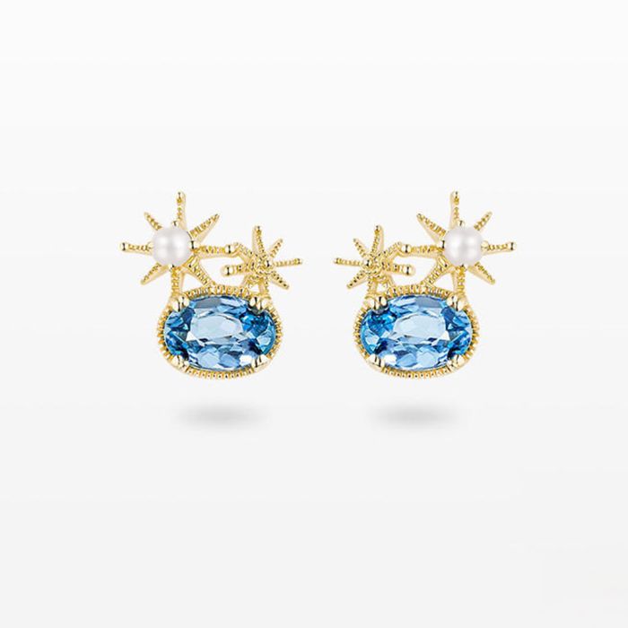 Clous d'Oreilles Étoile d'orge