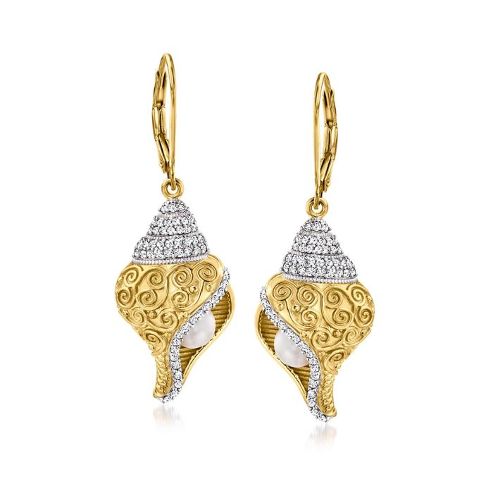 Boucles d'Oreilles Conque