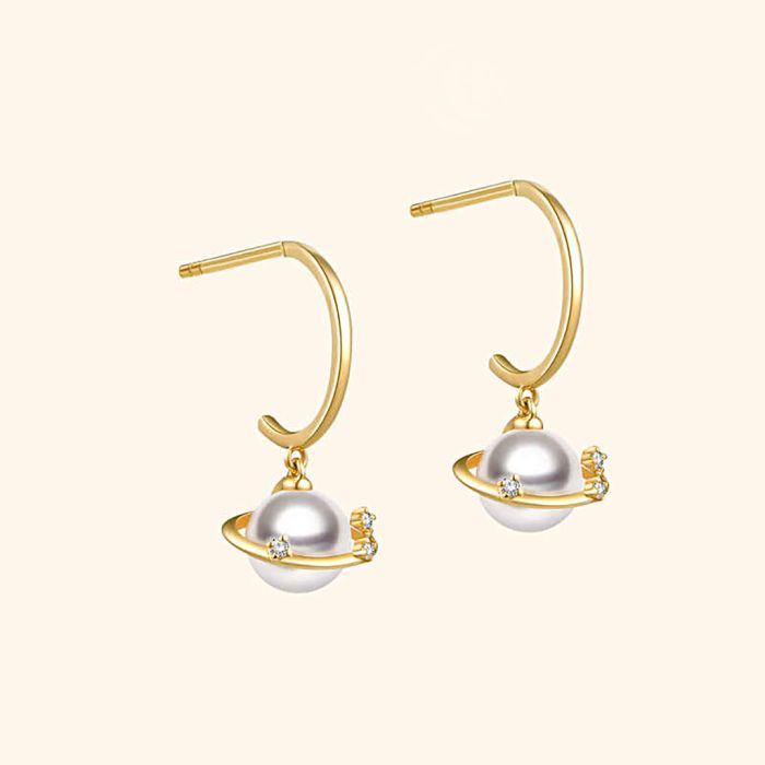 Boucles d'Oreilles Planète
