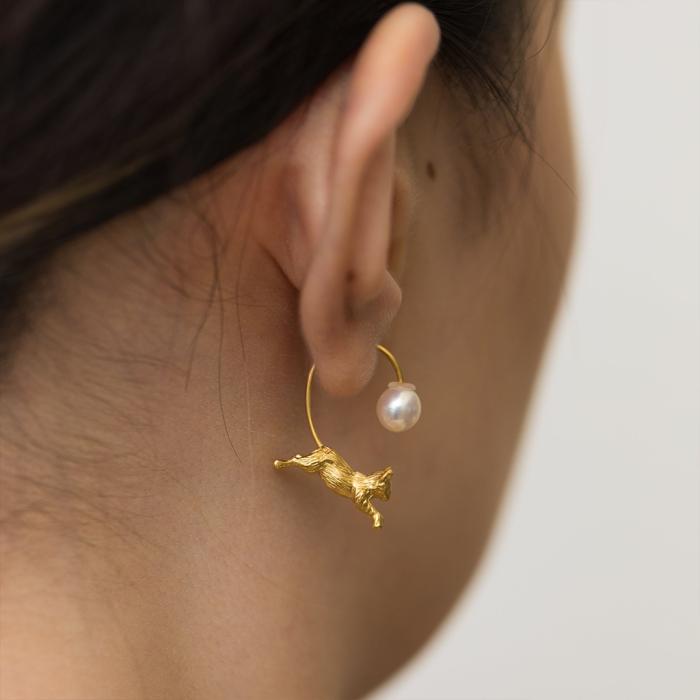 Boucles d'Oreilles Chat