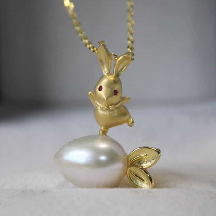 Collier Lapin sur Carotte