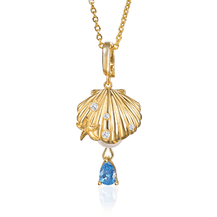 Collier Perle Coquillage Cachée