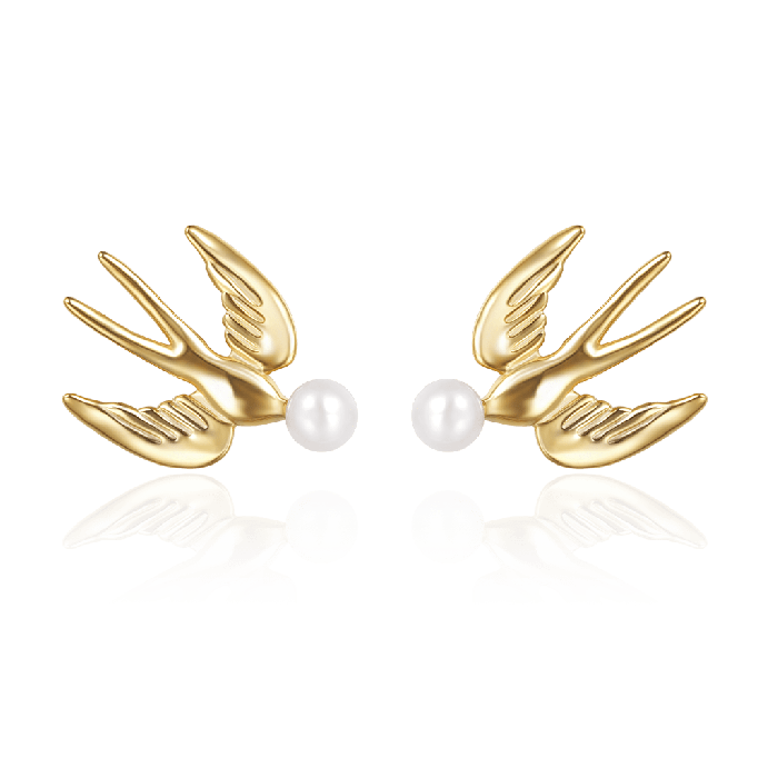 Boucles d'Oreilles Oiseaux Volants