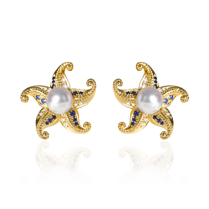 Clous d'Oreilles Étoile de Mer