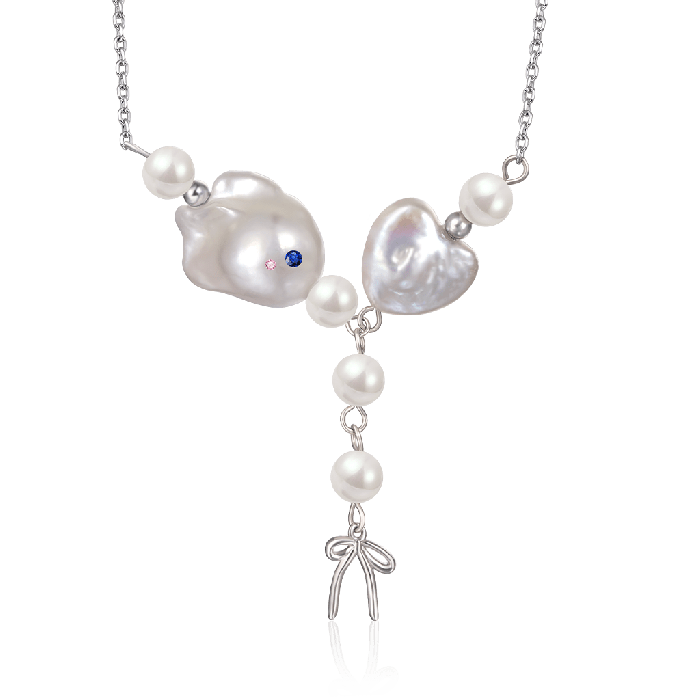 Collier Poisson et Cœur