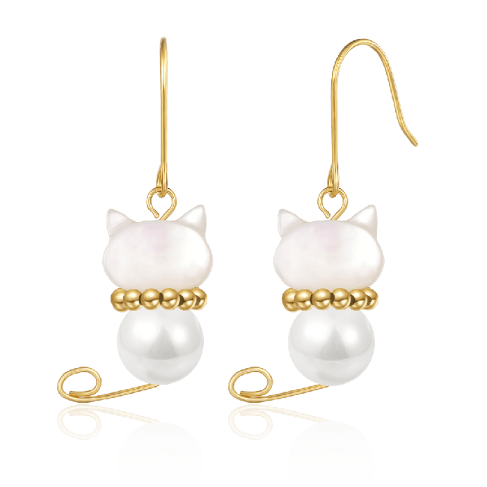 Boucles d'Oreilles Chat
